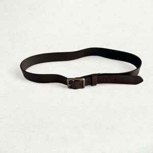 Levi's Levi Strauss & Co. Genuine Leather Belt in Brown with Gold Buckle